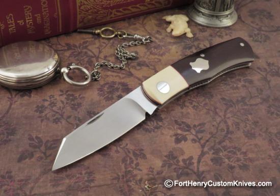 Willem Steenkamp - Custom Native - Slip Joint - Burgundy/Westinghouse Micarta