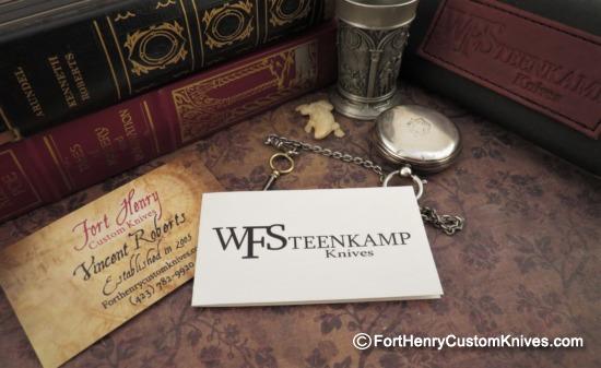 Willem Steenkamp - Custom Native - Slip Joint - Burgundy/Westinghouse Micarta - Image 5