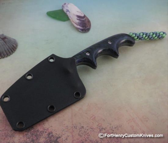 Alan Folts - Custom Presentation Wharnie Minimalist - Stainless Damascus - Image 6