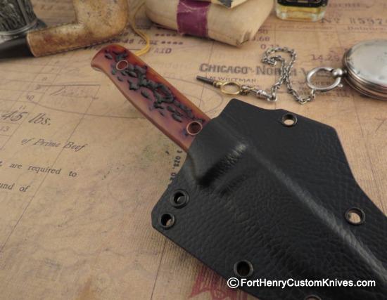 Dan Crotts - Custom Ultra Light Hunter - Amber Jigged Bone - CTS - Image 5