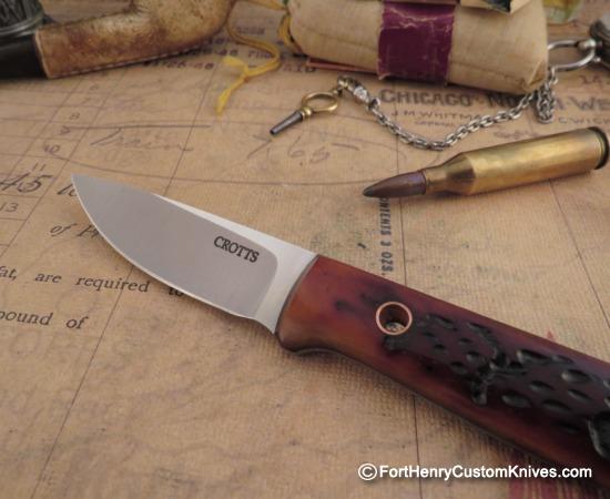 Dan Crotts - Custom Ultra Light Hunter - Amber Jigged Bone - CTS - Image 2