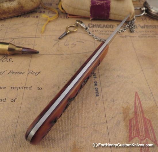 Dan Crotts - Custom Ultra Light Hunter - Amber Jigged Bone - CTS - Image 3