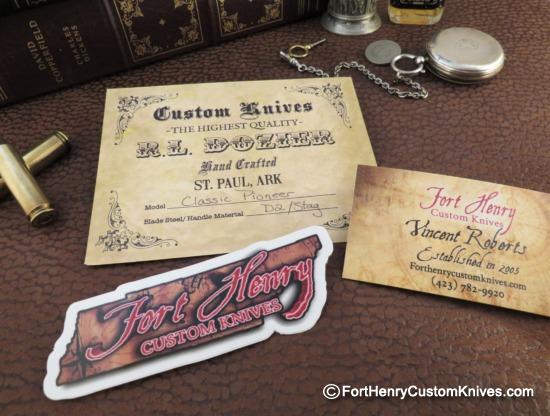Bob Dozier - Rare Custom Classic Pioneer - Leather/Stag - Image 8