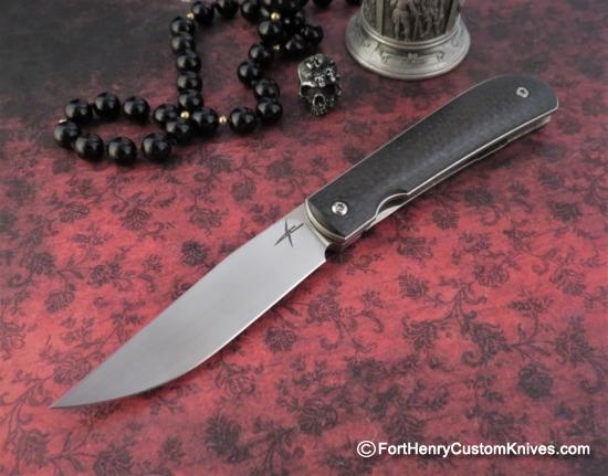 Gareth Bull - Custom 2.75" Trapper - Woven Carbon Fiber