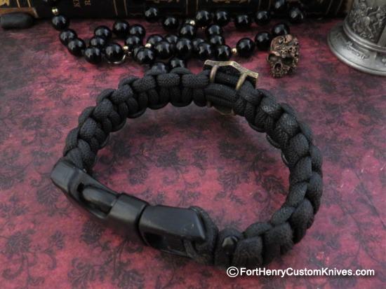 Steel Flame - Crusader Lion - MilSpec Paracord Bracelet - Image 3