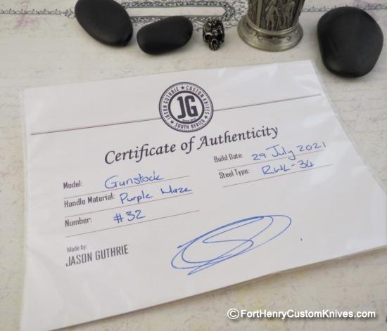 Jason Guthrie - Gunstock - Purple Haze Fat Carbon - Image 6