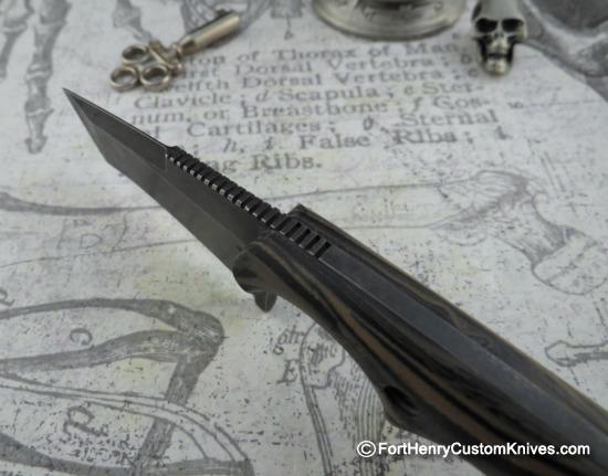 Alan Folts - Custom Tanto Minimalist - Camo G-10 - Image 3