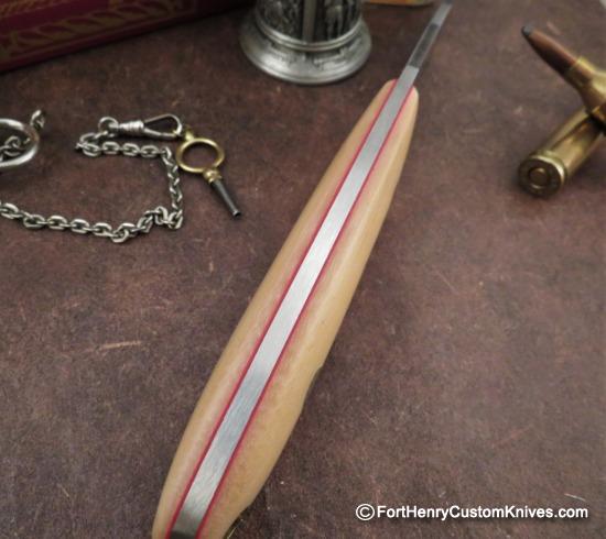 Bob Dozier - Personal Wharncliff - Ivory Micarta - Image 3