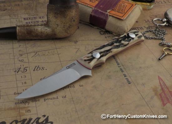 Dan Crotts -  Custom Caper / EDC - Sambar Stag - CPM S90V