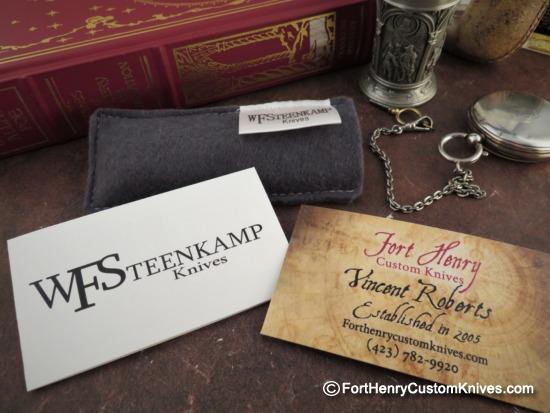 Willem Steenkamp - Custom Barlow - Slip Joint - Thunderstorm Kevlar - Image 6