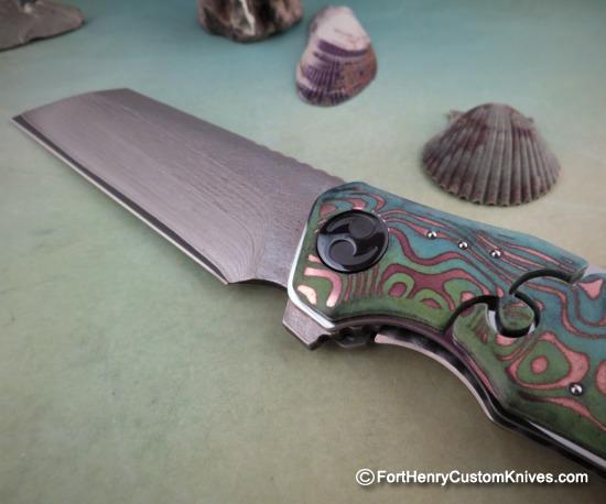 Dew Hara - Custom Ray Flipper - Copper / Hand Forged San Mai - Image 6
