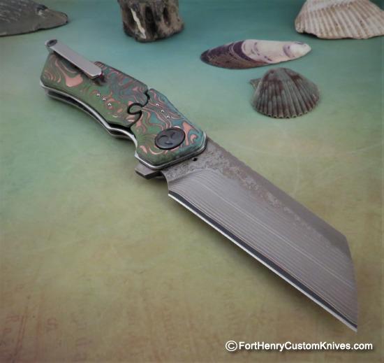Dew Hara - Custom Ray Flipper - Copper / Hand Forged San Mai