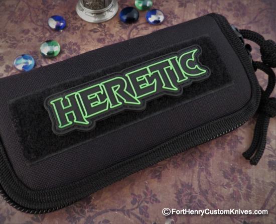 Heretic Knives - Lim Ed Medusa Auto - Bronze - Abalone Inlay - Image 7