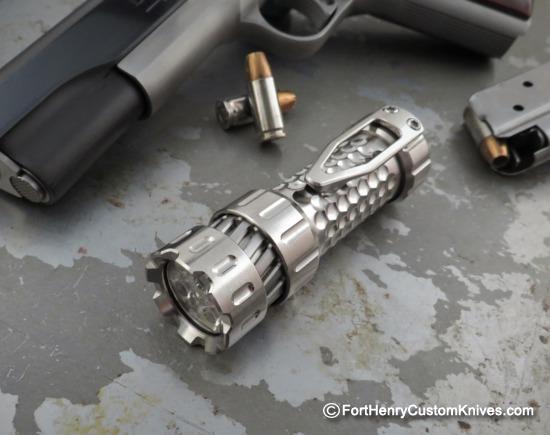 MechForce - MechTorch GEN 2 EDC Flashlight - Titanium - Finish Choice - Image 2