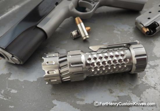 MechForce - MechTorch GEN 2 EDC Flashlight - Titanium - Finish Choice - Image 3