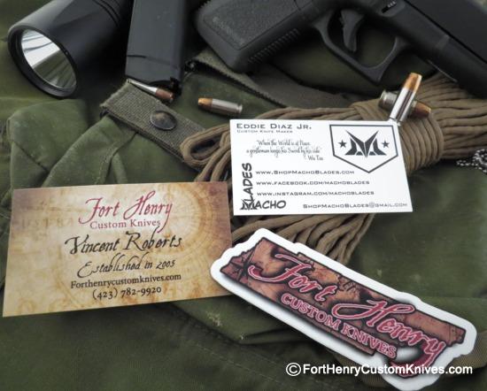 Eddie Diaz / Macho Blades - Custom Butcher - Pocket or Belt Cleaver - Image 7