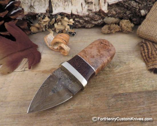 Herb Derr - Dagger Neck Knife - Rare Earth Magnetic Sheath