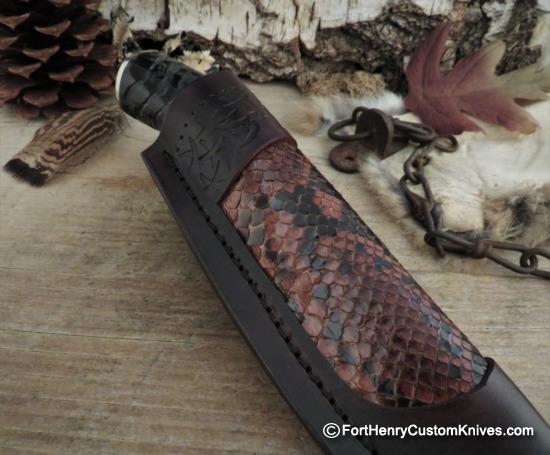 Herb Derr - Hand Forged - Straight Back Hunter - Springbok - Image 7