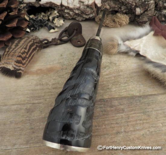 Herb Derr - Hand Forged - Straight Back Hunter - Springbok - Image 3