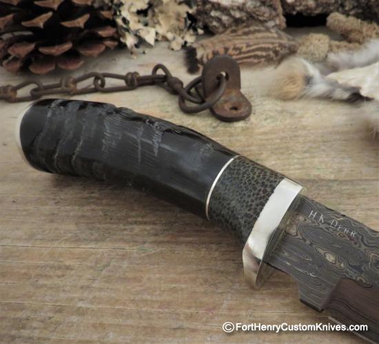 Herb Derr - Hand Forged - Straight Back Hunter - Springbok - Image 5