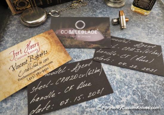 COBBLE Blade - BENEFIT LOTTERY - Custom Agent - Carbon Fiber - 20CV - Image 6