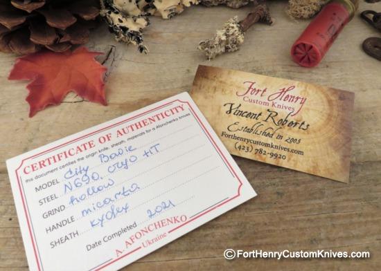 Nathan Carothers - Rare Field Knife - FK2 - Westinghouse Micarta - Image 7