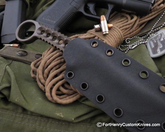 ZU Bladeworx - 1 of 1 - RONIN - Tactical K-Bit Tanto - Scorched Earth - Image 5