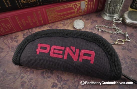 Enrique Pena - Custom Sway Back Jack - Front Flipper - Antique Micarta - Image 6