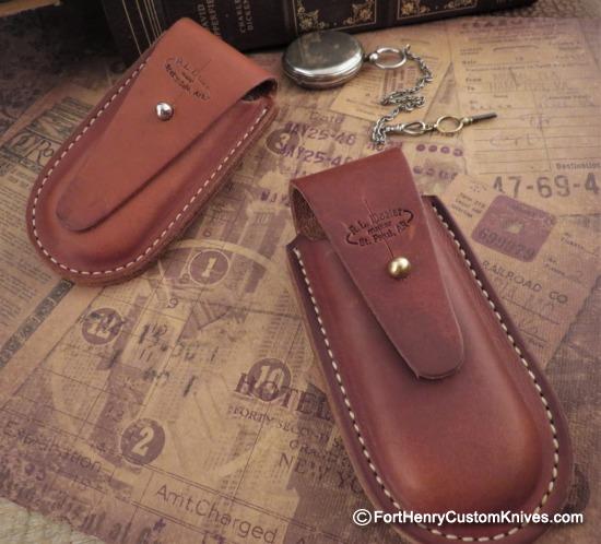 Dozier Knives - Hand Made Leather Belt Sheath - Large/Small choice