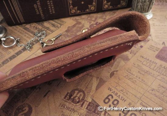 Dozier Knives - Hand Made Leather Belt Sheath - Large/Small choice - Image 4