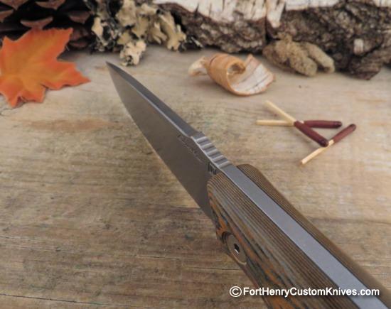 Nathan Carothers - Field Knife - FK2 - Orange & Black G-10 - Image 3