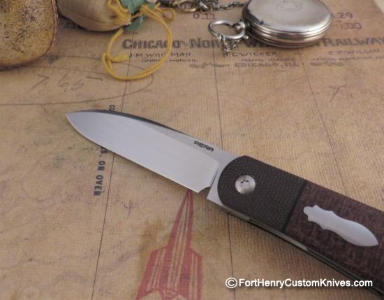 Enrique Pena - Custom Zulu Front Flipper - Burlap - Image 2