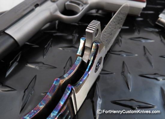 Andre de Villiers - Acid Rain Harpoon Flipper - Damasteel - Image 4