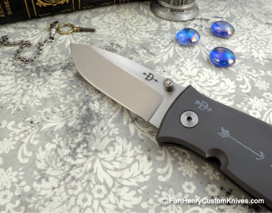 Bob Dozier - Custom Lockback Hunter - Titanium - Large - Image 4