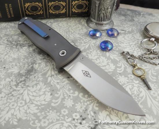 Bob Dozier - Custom Lockback Hunter - Titanium - Large - Image 2