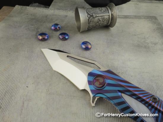 Dew Hara - Custom NOAH Tanto Flipper - MOP Inlay - Image 2