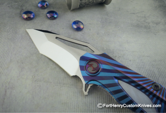 Dew Hara - Custom NOAH Tanto Flipper - MOP Inlay - Image 3
