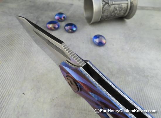 Dew Hara - Custom NOAH Tanto Flipper - MOP Inlay - Image 9