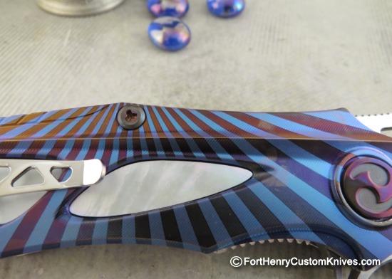 Dew Hara - Custom NOAH Tanto Flipper - MOP Inlay - Image 5