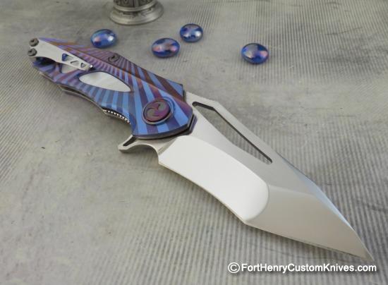 Dew Hara - Custom NOAH Tanto Flipper - MOP Inlay - Image 7