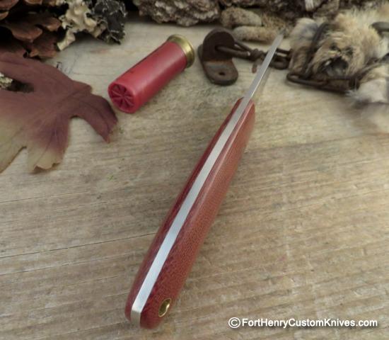 Dan Crotts - Custom Simi Skinner - Chili Pepper Micarta - Image 3