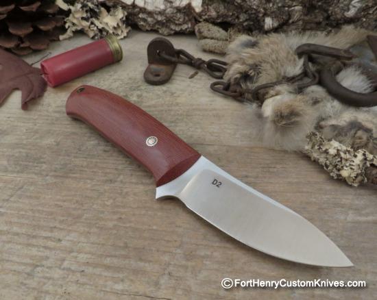 Dan Crotts - Custom Simi Skinner - Chili Pepper Micarta