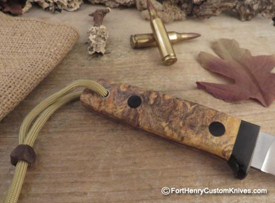 Hiroaki Ohta - Custom Wharncliff EDC - Buckeye Burl - Image 4