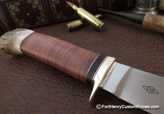 Bob Dozier - Custom Classic - Modified Clip Point - Rare Flat Grind - Image 2