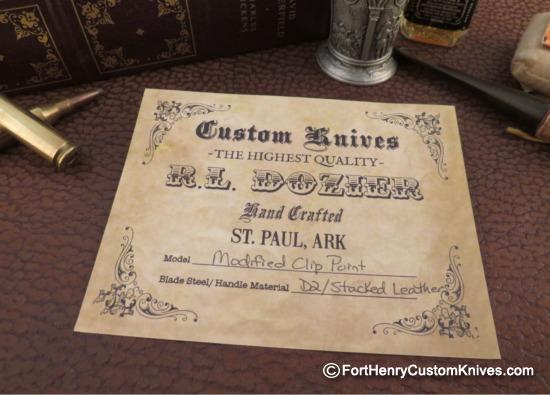 Bob Dozier - Custom Classic - Modified Clip Point - Rare Flat Grind - Image 7