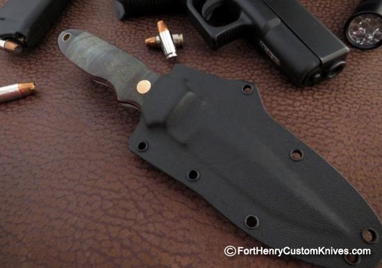 Bob Dozier - Rare Arkansas Toothpick - Double Integral Bolster- CTS 40CP - Image 6