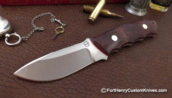 Bob Dozier - Presentation Pro Skinner - Bolivian Rosewood Burl - S35VN