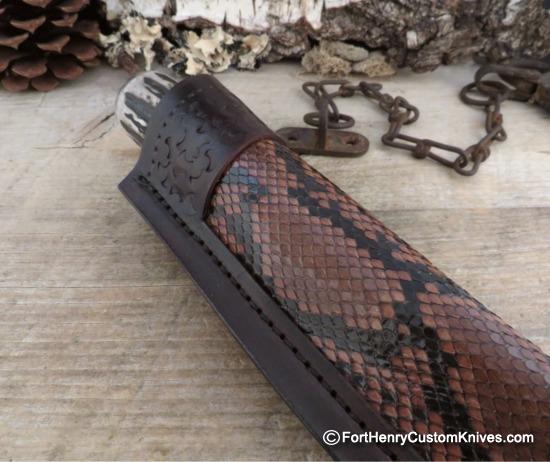 Herb Derr - XL Bullnose Skinner - Hand Forged - Sambar Stag - Image 8