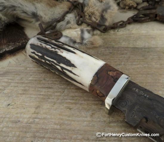 Herb Derr - XL Bullnose Skinner - Hand Forged - Sambar Stag - Image 5