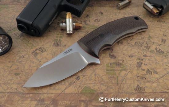 Dan Crotts - New Model - Bullpup Tactical - Burlap Micarta